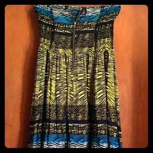 Floor length tribal dress